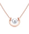 Pretty Pearly Silver Necklace SPE-3661